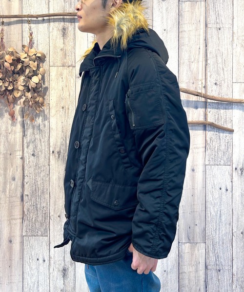  FLASH　46サイズ　リメイクモッズコート　N-3B BEATJIVE（ビートジャイブ） モッズコート コート N-3B メンズ メンズ