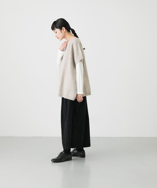 かぐれ ノースリーブニット FREE ベージュ レディース : ZOZOTOWN