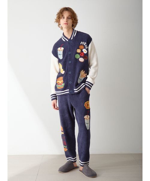 【新品】ジェラートピケ ヒラノトシユキ ジャガード ルームウェアセット パジャマ gelato pique（ジェラートピケ） パジャマ 「ヒラノトシユキ」「HOMME