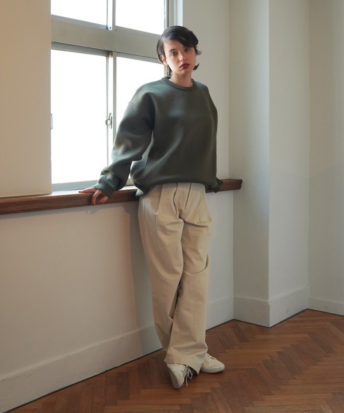 「TINA：JOJUN」 チノパンツ M ライトブラウン レディース_画像4