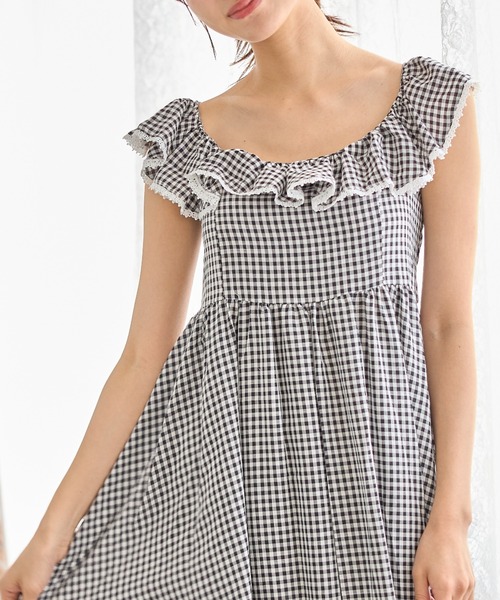 「tocco closet」 ノースリーブワンピース M ピンク レディース_画像5