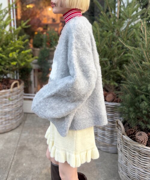 w closet（ダブルクローゼット） ニット セーター シャギーDOGニット