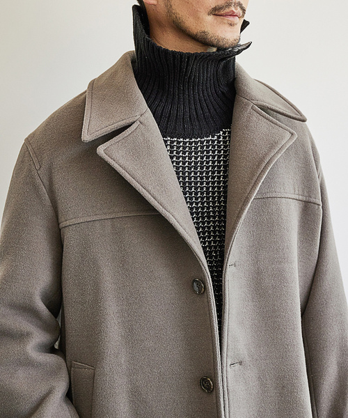 「UNION STATION」 チェスターコート S ブラック系その他 メンズ_画像3