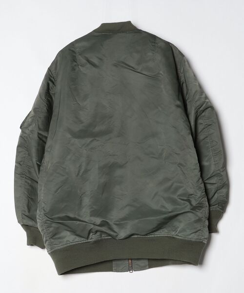 「STAMMBAUM」 L2-B Long ナイロンブルゾン「L'Appartement コラボ」 M グリーン レディース_画像2