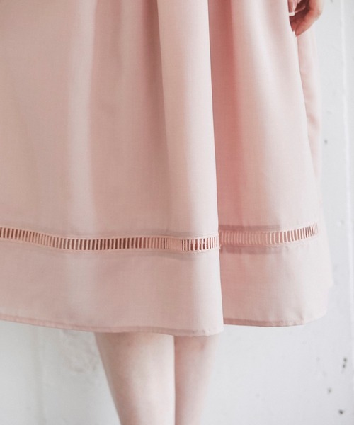 「tocco closet」 半袖ワンピース M グレイッシュベージュ レディース_画像2