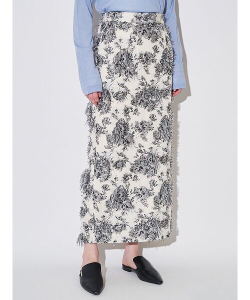【ELENDEEK エレンディーク マルチジャガード スカート】 ELENDEEK（エレンディーク） スカート マルチジャガードスカート