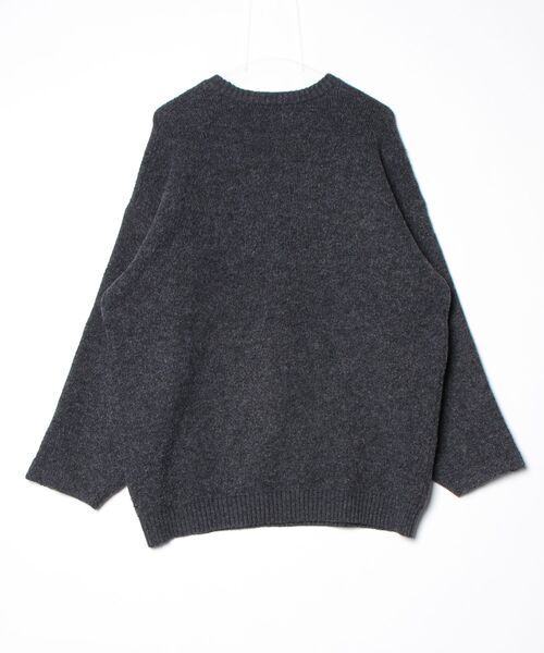 「ADRER」 長袖ニット M グレー メンズ_画像2