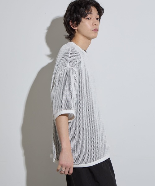 「SLICK」 半袖Tシャツ 3 ホワイト メンズ_画像4