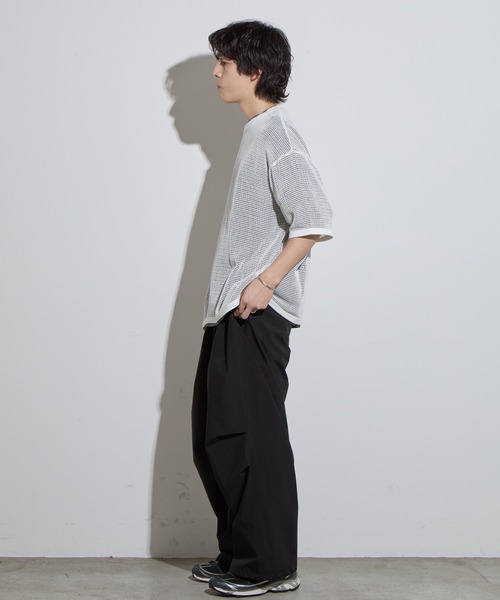 「SLICK」 半袖Tシャツ 3 ホワイト メンズ_画像7