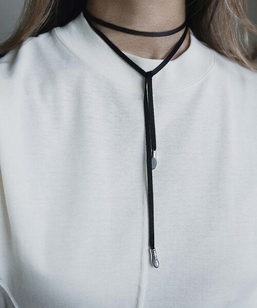 チョーカー 「in mood」SILK HEARTGEM CHOKER ネックレス レディースの画像