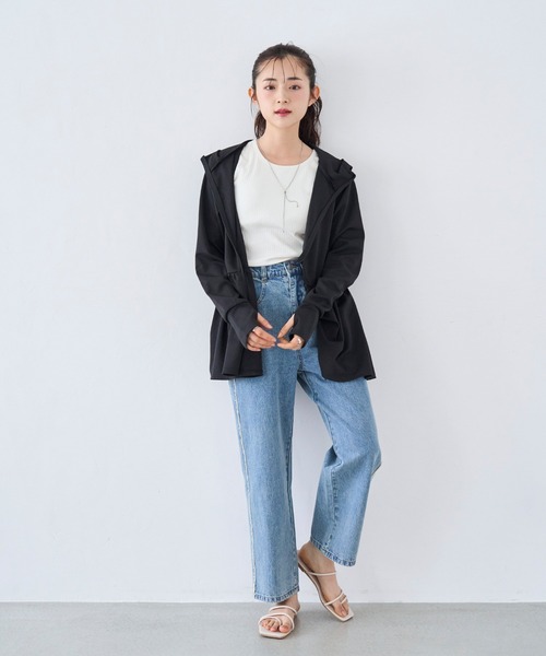「mil」 デニムパンツ - ライトブルー レディース_画像9
