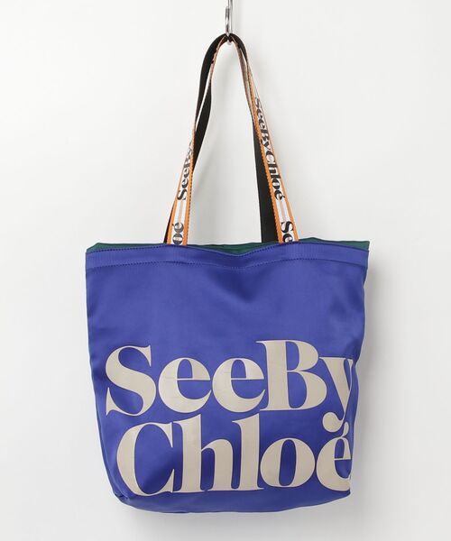 SEE BY CHLOE（シーバイクロエ） トートバッグ - ブルー レディース