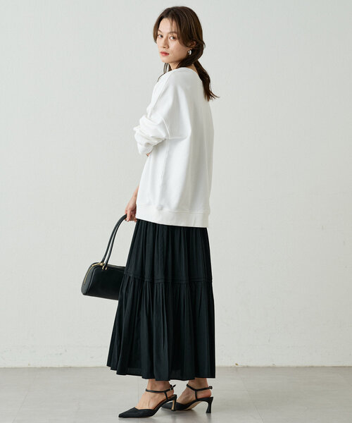 「LOUNGEDRESS」 スウェットカットソー FREE ブルー レディース_画像4