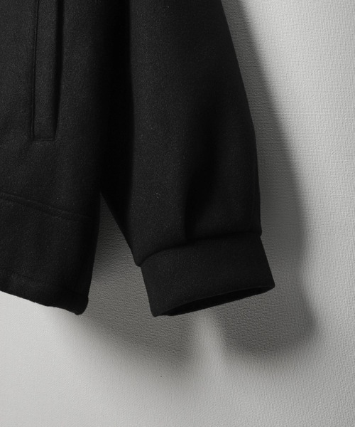 「Nilway」 ブルゾン MEDIUM チャコールグレー×ブラック メンズ_画像5