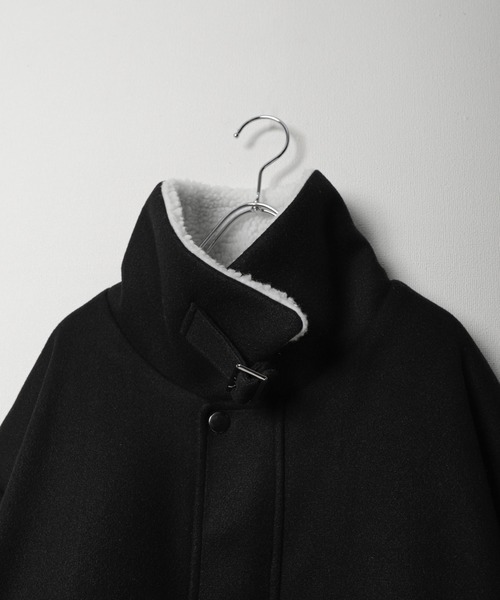 「Nilway」 ブルゾン MEDIUM チャコールグレー×ブラック メンズ_画像8