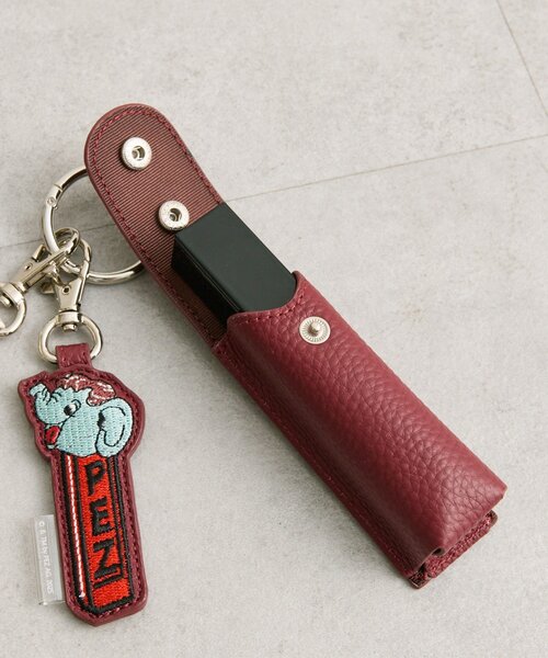 【新品】ear PAPILLONNER PEZ×ear 本革リップケースチャーム ear PAPILLONNER（イア パピヨネ） チャーム 「PEZ(ペッツ)×ear」本革