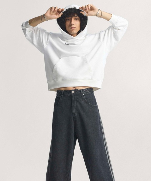 adidas（アディダス） ワイドパンツ ジーンズ メンズ レディース