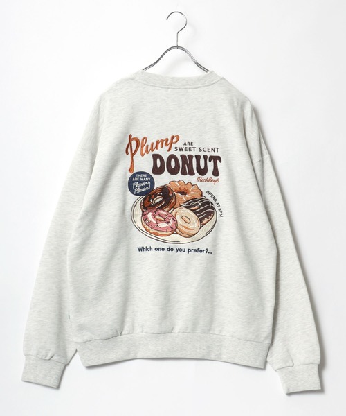 「POWER TO THE PEOPLE」 スウェットカットソー M ピンク レディース_画像3