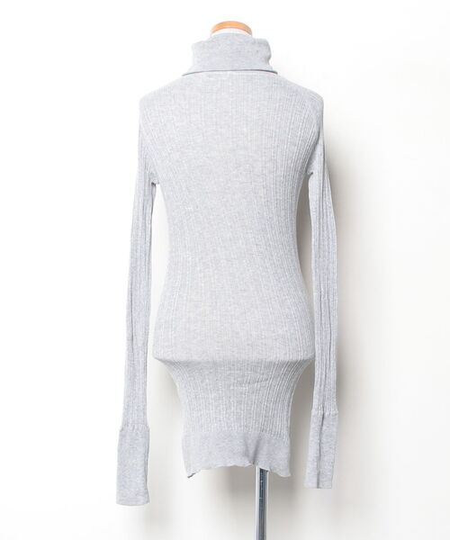 「tumugu」 タートルネックニット FREE グレー レディース_画像2