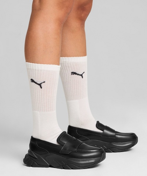 PUMA（プーマ） フラットパンプス 25.0cm ブラック レディース