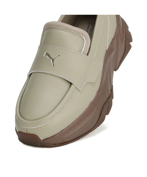 【美品】PUMA フラットパンプス　ベルト　フラットシューズ PUMA（プーマ） フラットパンプス 25.0cm ブラック レディース