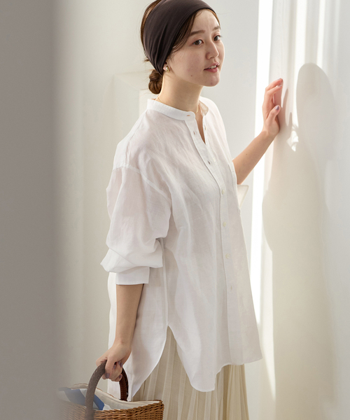 IENA（イエナ） ブラウス シャツ 「一部カラーWEB限定/」ラミー