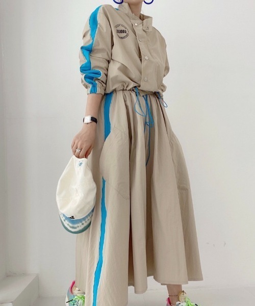 「N.s」 セットアップ FREE ネイビー レディース_画像3