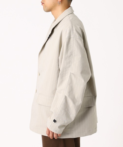 ブルゾン アウター TECH LOOSE 2B JACKET HERRINGBO BJ-51026 メンズの画像