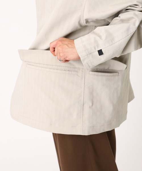 ブルゾン アウター TECH LOOSE 2B JACKET HERRINGBO BJ-51026 メンズの画像