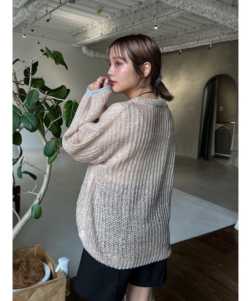 「JUMELLE」 長袖ニット MEDIUM オフホワイト レディース_画像7