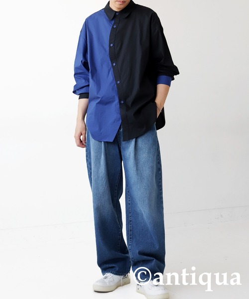 「antiqua」 長袖シャツ FREE ブラック系その他 レディース_画像9