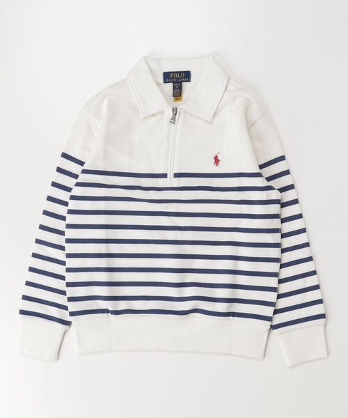 トレーナー ストライプド フレンチ テリー スウェットシャツ キッズ 子供服 男の子_3