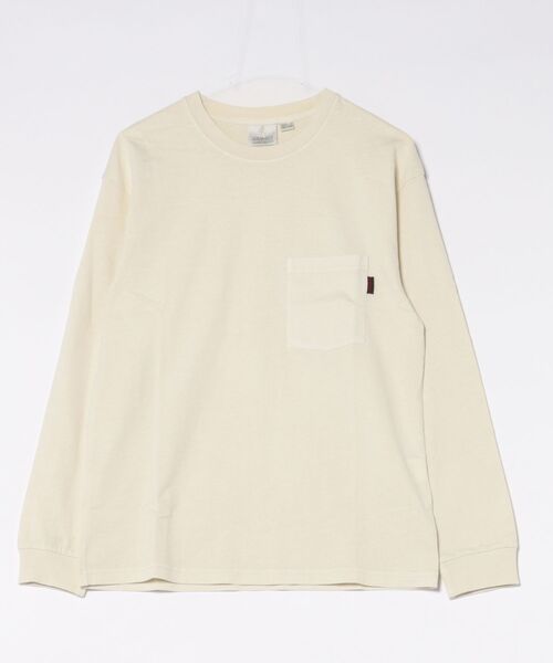 みち Gramicci（グラミチ） tシャツ 「63」「GRAMICCI」L/S POCKET TEE