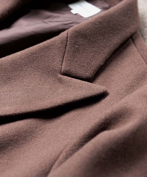 「EMMA CLOTHES」 チェスターコート L ダークネイビー メンズ_画像6