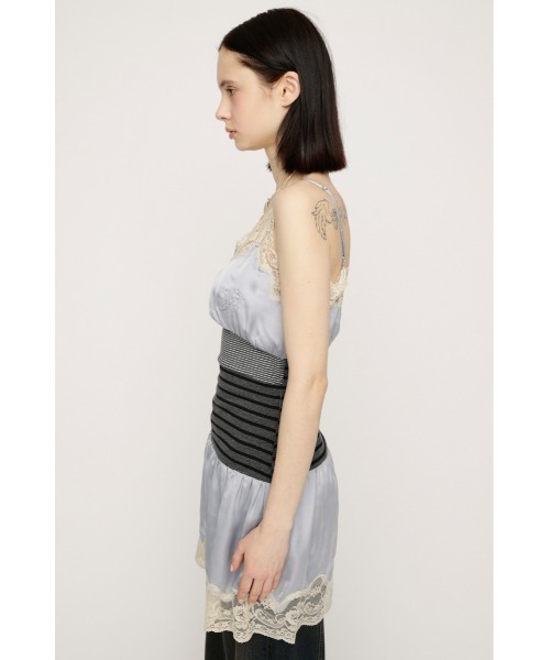 SLY（スライ） ワンピース CUTSEW REMAKE SATIN DRESS カットソー