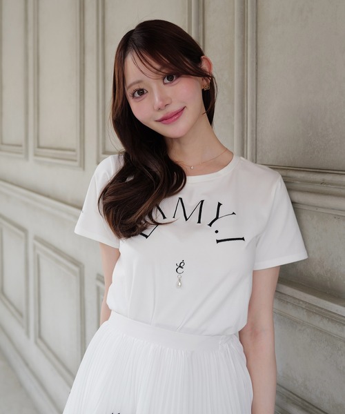 トップス eimy istoire 10th Chapter T3 エイミーイストワール EIMY ISTOIRE 10th Chapter T shirt 3 （WHITE