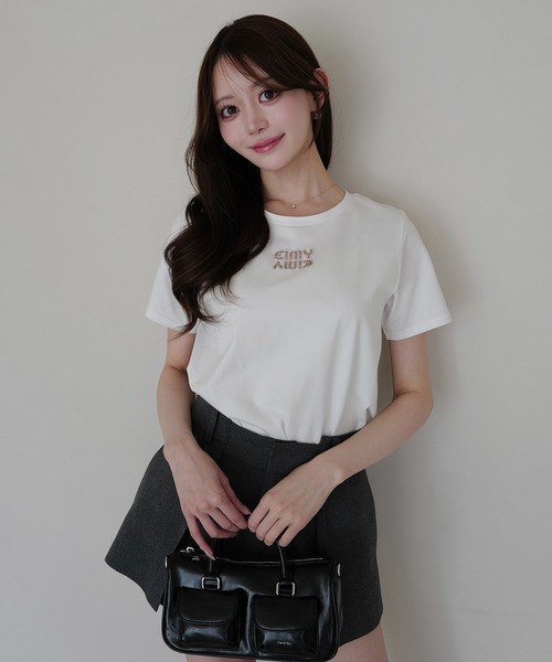 トップス eimy istoire 10th Chapter T2 エイミーイストワール EIMY ISTOIRE 10th Chapter T shirt 2 （WHITE