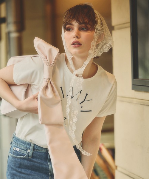 トップス eimy istoire 10th Chapter T2 エイミーイストワール EIMY ISTOIRE 10th Chapter T shirt 2 （WHITE