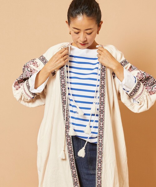 「Freada」 ノーカラーコート ONE SIZE ブラック レディース_画像9