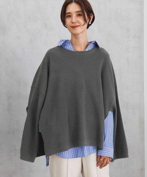 「LEPSIM」 長袖シャツ FREE ブラウン レディース_画像6