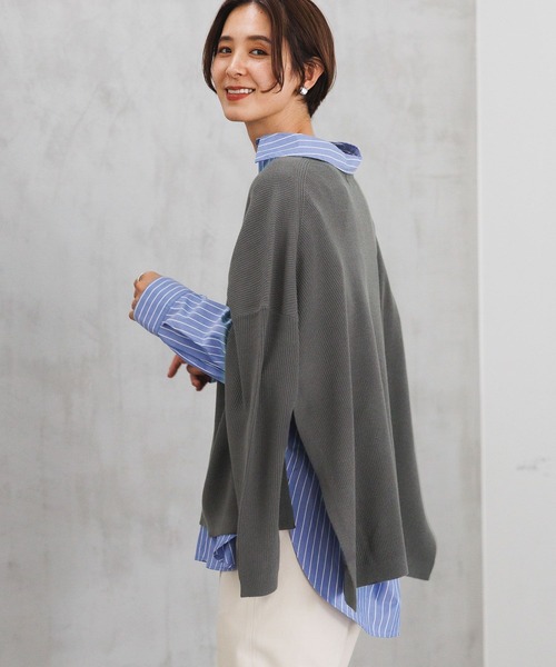 「LEPSIM」 長袖シャツ FREE ブラウン レディース_画像7