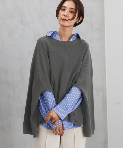 「LEPSIM」 長袖シャツ FREE ブラウン レディース_画像8