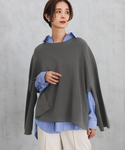 「LEPSIM」 長袖シャツ FREE ブラウン レディース_画像9