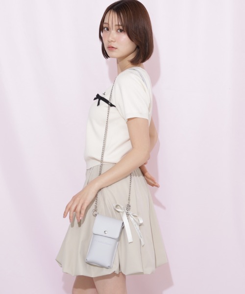 ジルバイジルスチュアート　ポシェット リボンシリーズ＞スクエアポシェット | JILL by JILL STUART（ジル