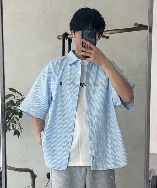 U.S. POLO ASSN.（ユーエスポロアッスン） ブラウス シャツ シア