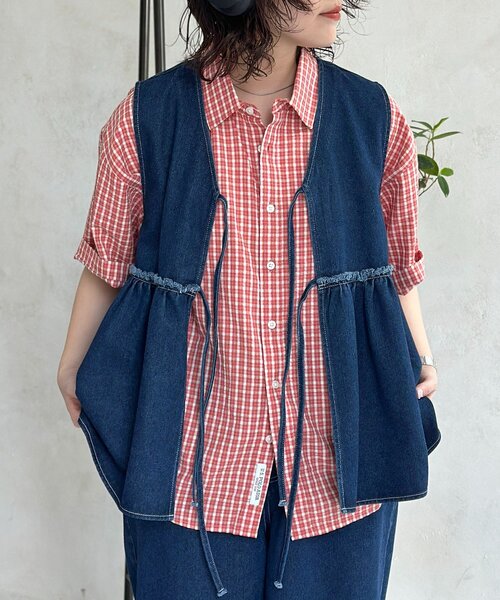 U.S. POLO ASSN.（ユーエスポロアッスン） ブラウス シャツ 半袖 シア