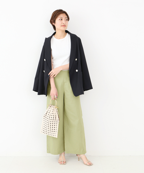 「IENA」 パンツ 36 パープル レディースの画像