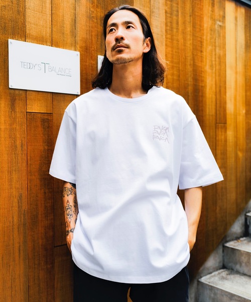 「RVCA」 半袖Tシャツ MEDIUM ブラック メンズ_画像4