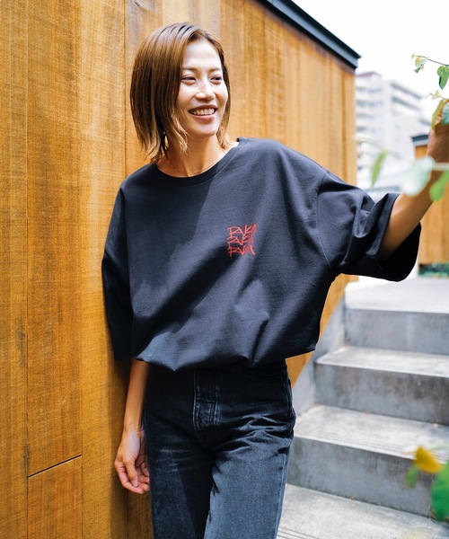 「RVCA」 半袖Tシャツ MEDIUM ブラック メンズ_画像9