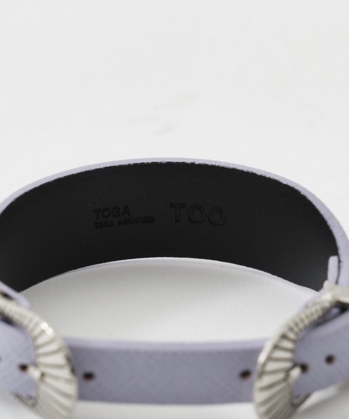 TOGA TOO バングル 「TOGA TOO/トーガトゥー」Narrow double buckle